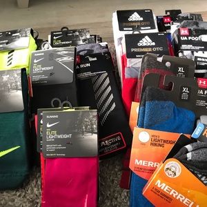 NWT Sports Socks!! Men’s and a couple of women’s.
